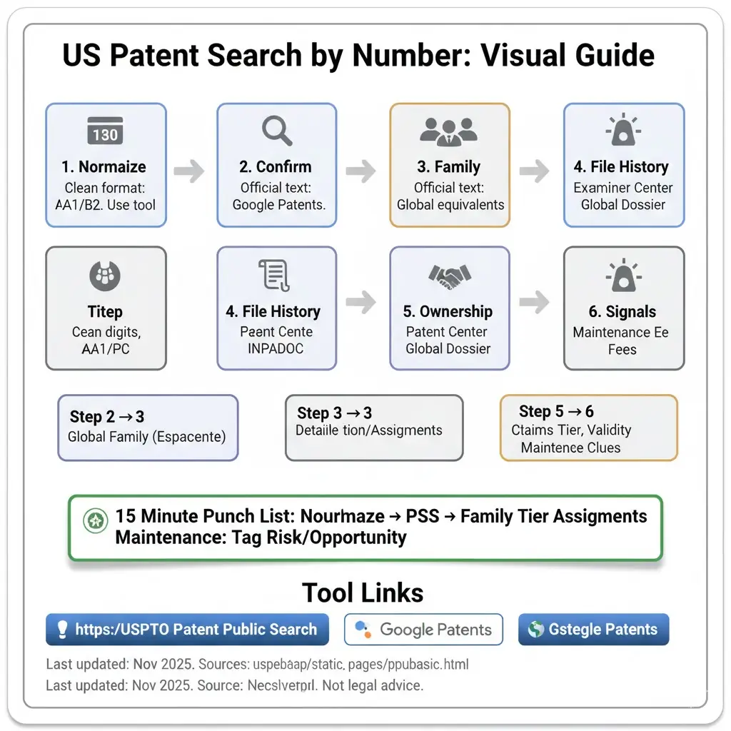 US Patent Search by Number: 7 Powerful Ways to Instantly Uncover Hidden Inventions 4 US patent search by number.